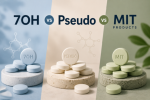 7OH vs Pseudo vs MIT Products: What’s the Difference and How Should You Compare
Them?